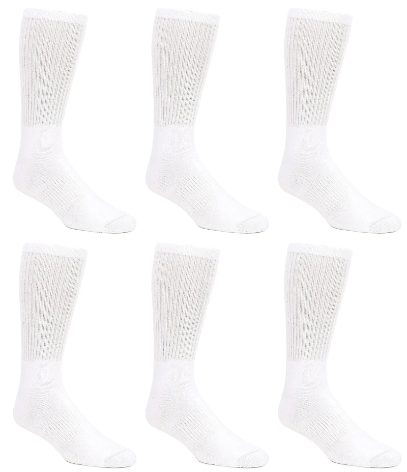Gold Label Roundtree & Yorke Crew Athletic Socks 6-Pack