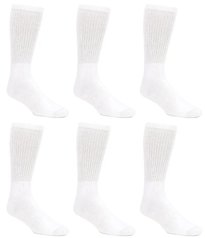 Gold Label Roundtree & Yorke Crew Athletic Socks 6-Pack