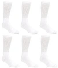Gold Label Roundtree & Yorke Crew Athletic Socks 6-Pack