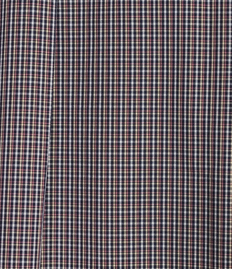 Gold Label Roundtree & Yorke Full Fit Non-Iron Short Sleeve Mini Plaid Poplin Sport Shirt