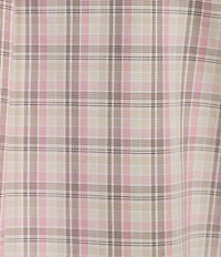 Gold Label Roundtree & Yorke Full Fit Non-Iron Short Sleeve Medium Plaid Poplin Sport Shirt