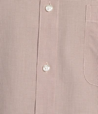 Gold Label Roundtree & Yorke Full Fit Non-Iron Short Sleeve Solid Dobby Sport Shirt