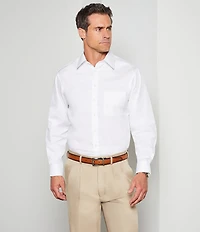 Gold Label Roundtree & Yorke Fitted Non-Iron Point Collar Dress Shirt
