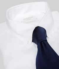 Gold Label Roundtree & Yorke Full-Fit Non-Iron Button-Down Collar Solid Dress Shirt