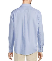 Gold Label Roundtree & Yorke Non-Iron Long Sleeve Bean Print Sport Shirt