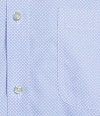 Gold Label Roundtree & Yorke Non-Iron Long Sleeve Bean Print Sport Shirt