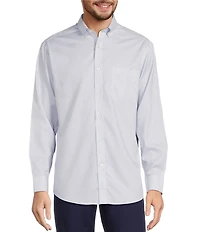 Gold Label Roundtree & Yorke Non-Iron Long Sleeve Geo Dot Print Sport Shirt