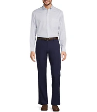 Gold Label Roundtree & Yorke Non-Iron Long Sleeve Geo Dot Print Sport Shirt