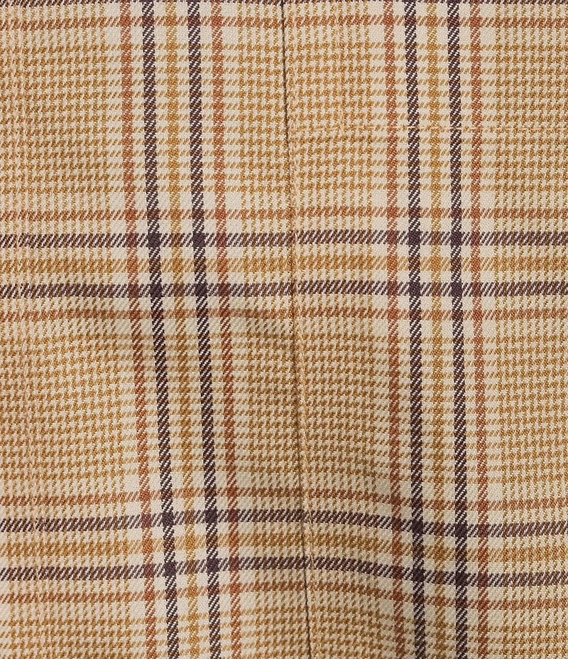 Gold Label Roundtree & Yorke Non-Iron Long Sleeve Plaid Twill Sport Shirt