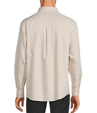 Gold Label Roundtree & Yorke Non-Iron Long Sleeve Micro Houndstooth Dobby Sport Shirt