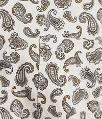 Gold Label Roundtree & Yorke Non-Iron Long Sleeve Paisley Print Twill Sport Shirt