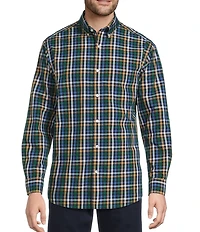 Gold Label Roundtree & Yorke Non-Iron Long Sleeve Pop Check Sport Shirt