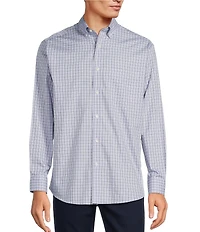 Gold Label Roundtree & Yorke Non-Iron Long Sleeve Small Check Sport Shirt