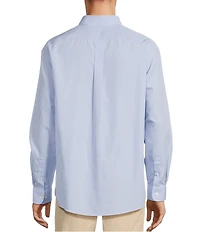 Gold Label Roundtree & Yorke Non-Iron Long Sleeve Small Checked Print Sport Shirt