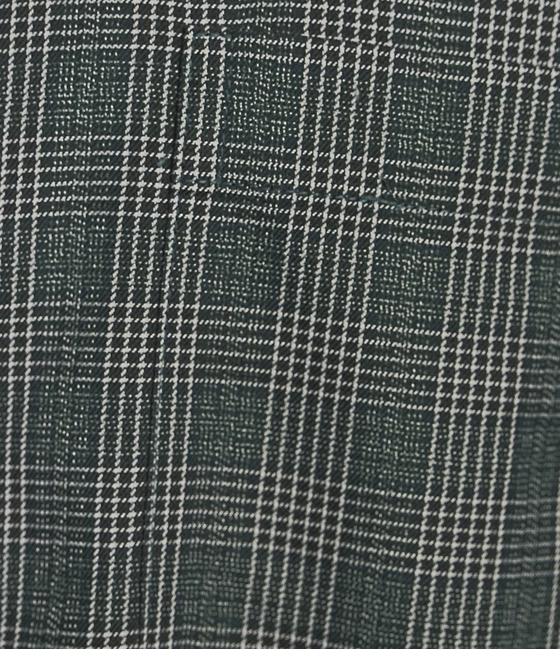 Gold Label Roundtree & Yorke Non-Iron Long Sleeve Small Plaid Jaspe Sport Shirt