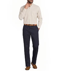 Gold Label Roundtree & Yorke Non-Iron Long Sleeve Solid Dobby Sport Shirt