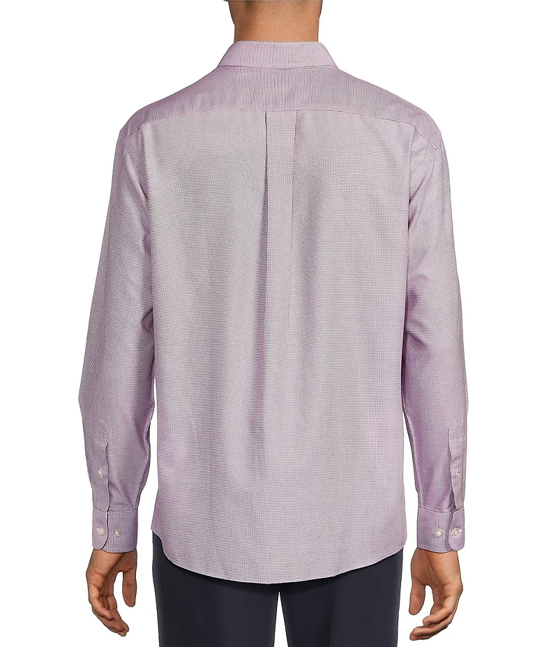 Gold Label Roundtree & Yorke Non-Iron Long Sleeve Solid Dobby Sport Shirt