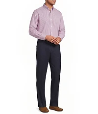 Gold Label Roundtree & Yorke Non-Iron Long Sleeve Solid Dobby Sport Shirt