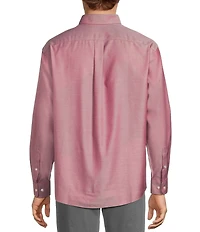 Gold Label Roundtree & Yorke Non-Iron Long Sleeve Solid Jaspe Sport Shirt
