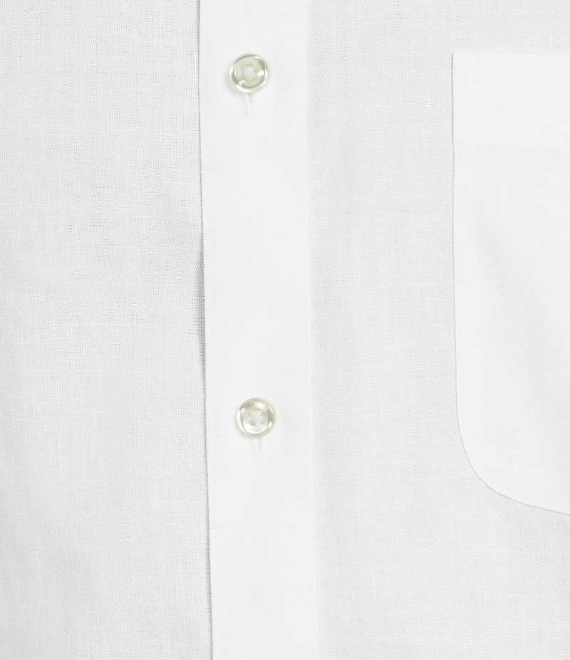 Gold Label Roundtree & Yorke Non-Iron Solid Linen Sport Shirt