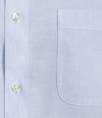 Gold Label Roundtree & Yorke Non-Iron Solid Linen Sport Shirt