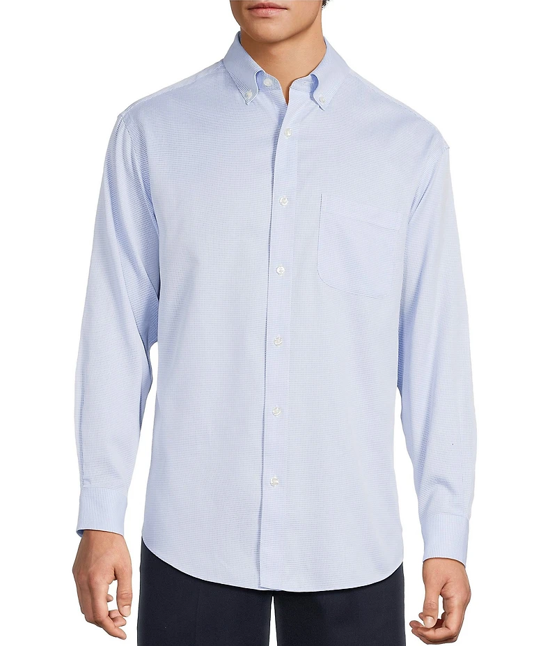 Gold Label Roundtree & Yorke Non-Iron Long Sleeve Solid Sport Shirt