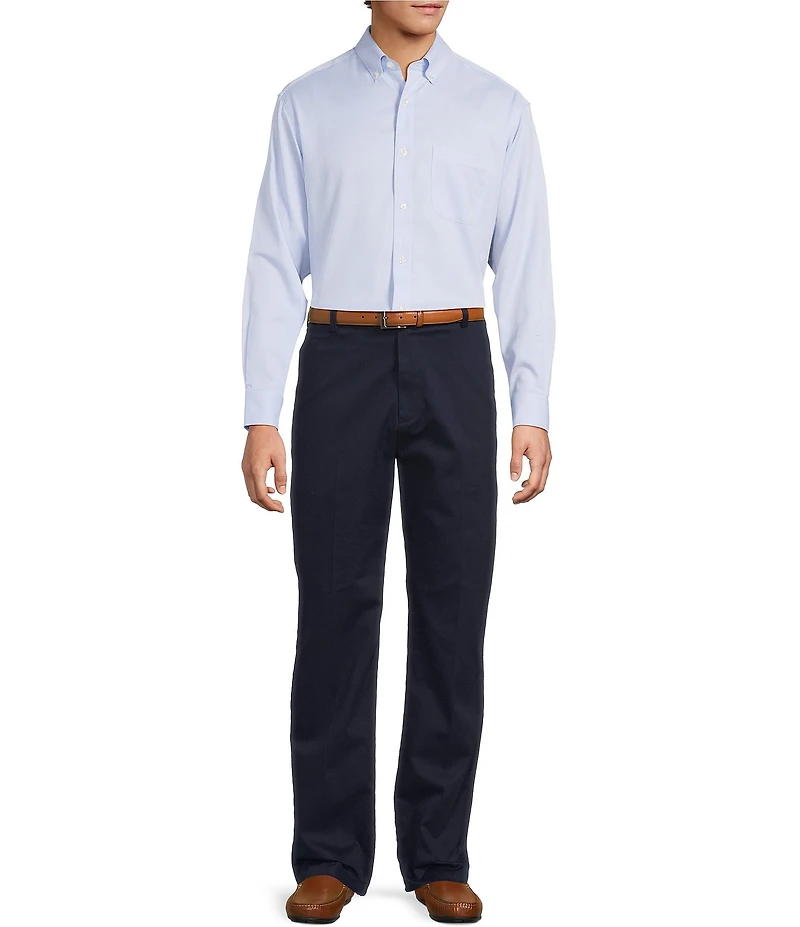 Gold Label Roundtree & Yorke Non-Iron Long Sleeve Solid Sport Shirt