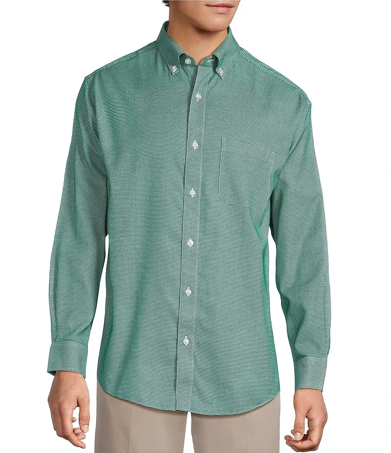 Gold Label Roundtree & Yorke Non-Iron Long Sleeve Solid Sport Shirt