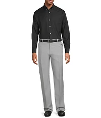 Gold Label Roundtree & Yorke Non-Iron Long Sleeve Solid Twill Sport Shirt