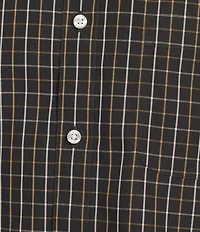 Gold Label Roundtree & Yorke Non-Iron Long Sleeve Windowpane Sport Shirt