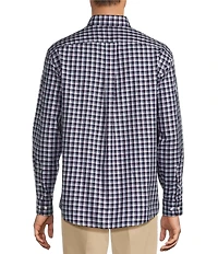 Gold Label Roundtree & Yorke Non-Iron Medium Plaid Twill Sport Shirt
