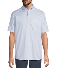 Gold Label Roundtree & Yorke Non-Iron Short Sleeve Geo Print Sport Shirt