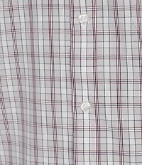 Gold Label Roundtree & Yorke Non-Iron Short Sleeve Medium Plaid Poplin Sport Shirt