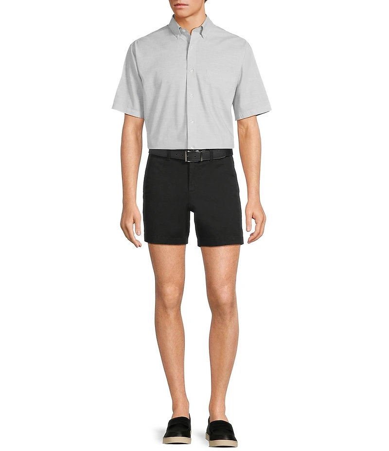 Gold Label Roundtree & Yorke Non-Iron Short Sleeve Solid Sport Shirt