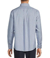 Gold Label Roundtree & Yorke Non-Iron Small Plaid Twill Sport Shirt