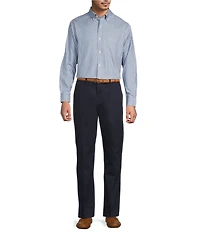 Gold Label Roundtree & Yorke Non-Iron Small Plaid Twill Sport Shirt
