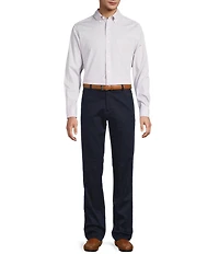 Gold Label Roundtree & Yorke Slim Fit Non-Iron Long Sleeve Circle Geo Print Sport Shirt