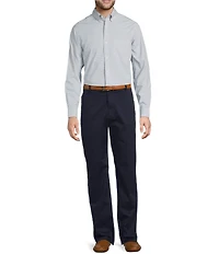 Gold Label Roundtree & Yorke Slim Fit Non-Iron Long Sleeve Small Check Sport Shirt