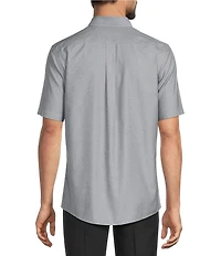 Gold Label Roundtree & Yorke Slim Fit Non-Iron Short Sleeve Solid Sport Shirt