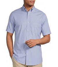 Gold Label Roundtree & Yorke Slim Fit Non-Iron Short Sleeve Solid Sport Shirt