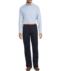 Gold Label Roundtree & Yorke Slim Fit Non-Iron Solid Dobby Sport Shirt