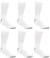 Gold Label Roundtree & Yorke Sport Performance Crew Athletic Socks 6-Pack