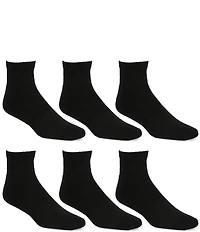 Gold Label Roundtree & Yorke Sport Quarter Athletic Socks 6-Pack