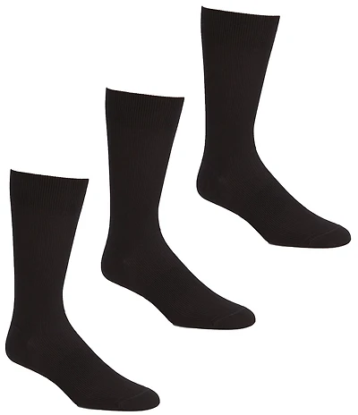 Gold Label Roundtree & Yorke Striped Crew Socks 3-Pack