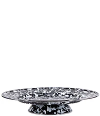 Golden Rabbit Enamelware Swirl Cake Plate