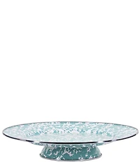 Golden Rabbit Enamelware Swirl Cake Plate