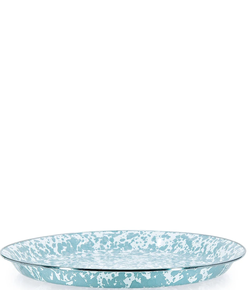 Golden Rabbit Enamelware Swirl Tray