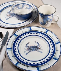 Golden Rabbit Blue Crab Medium Tray