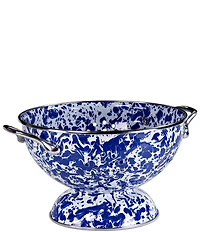 Golden Rabbit Enamelware Swirl Colander