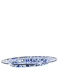 Golden Rabbit Enamelware Swirl Oval Platter